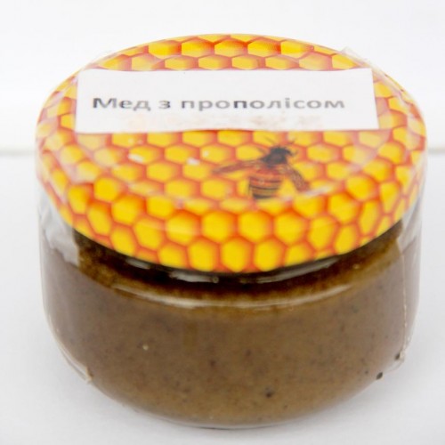 Мёд с прополисом - 0,1 л